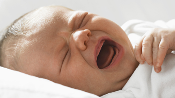 baby high pitched cry