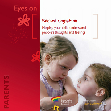 Social cognition : Social cognition: helping your child understand people’s thoughts and feelings